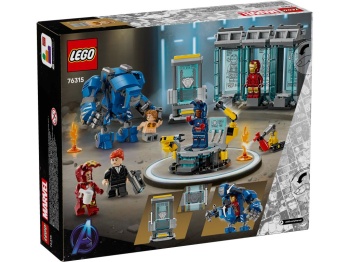 LEGO 76315 Super Heroes Laboratorium Iron Mana: Zbrojownia