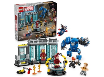 LEGO 76315 Super Heroes Laboratorium Iron Mana: Zbrojownia