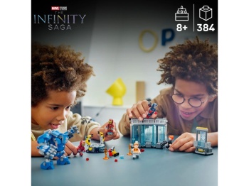 LEGO 76315 Super Heroes Laboratorium Iron Mana: Zbrojownia