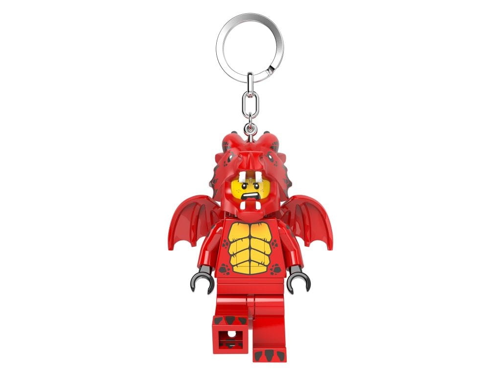 LEGO Classic KE196 Brelok do kluczy z latarką Smok czerwony