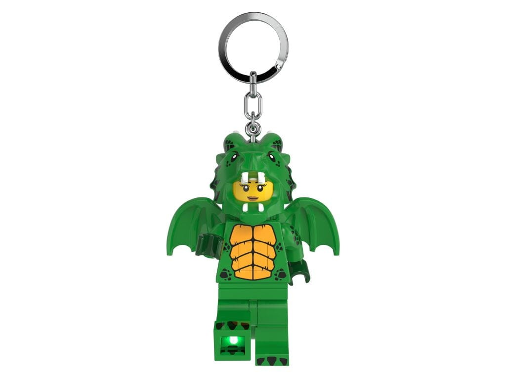 LEGO Classic KE224 Brelok do kluczy z latarką Smok zielony