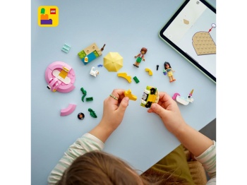 LEGO 42658 Friends Impreza na basenie z jednorożcem i flamingiem