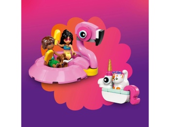 LEGO 42658 Friends Impreza na basenie z jednorożcem i flamingiem