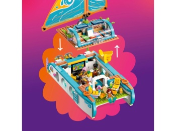 LEGO 42664 Friends Przygoda na łodzi