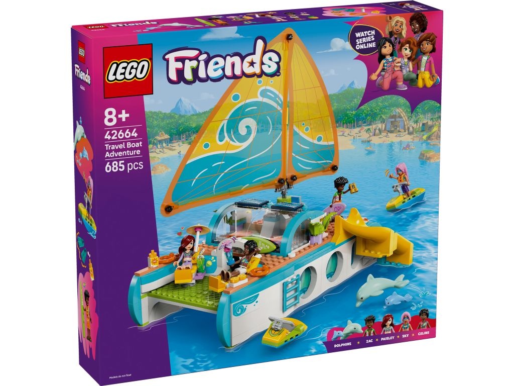 LEGO 42664 Friends Przygoda na łodzi
