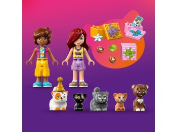 LEGO 42666 Friends Kocie przyjęcie urodzinowe i domek na drzewie