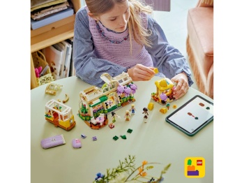 LEGO 42671 Friends Zielona kawiarnia i kwiaciarnia