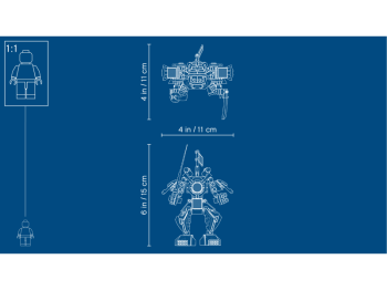 LEGO Ninjago 70665 Mech - samuraj