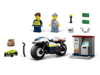 LEGO 60455 City Pościg na motocyklu policyjnym