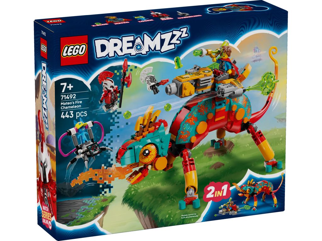 LEGO 71492 Dreamzzz Ognisty kameleon Mateo