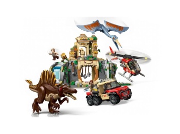 LEGO 76976 Jurassic World Powietrzna misja z kecalkoatlem i spinozaurem