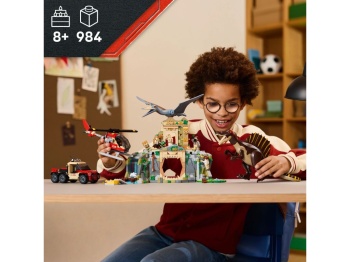 LEGO 76976 Jurassic World Powietrzna misja z kecalkoatlem i spinozaurem