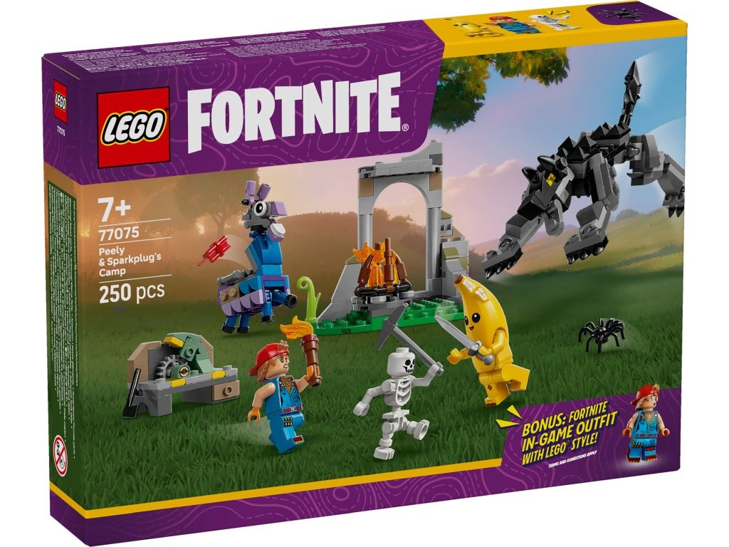 LEGO 77075 Fortnite Skórek i Iskra oraz obóz