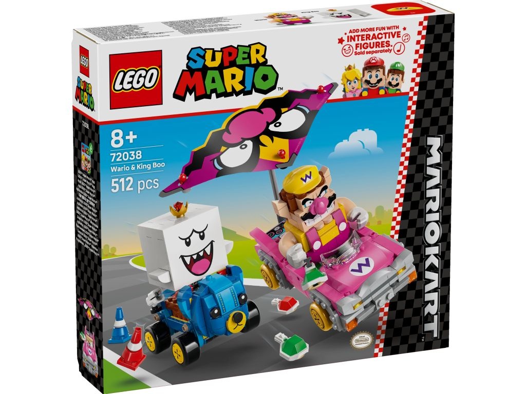 LEGO 72038 Super Mario Mario Kart— Wario i King Boo