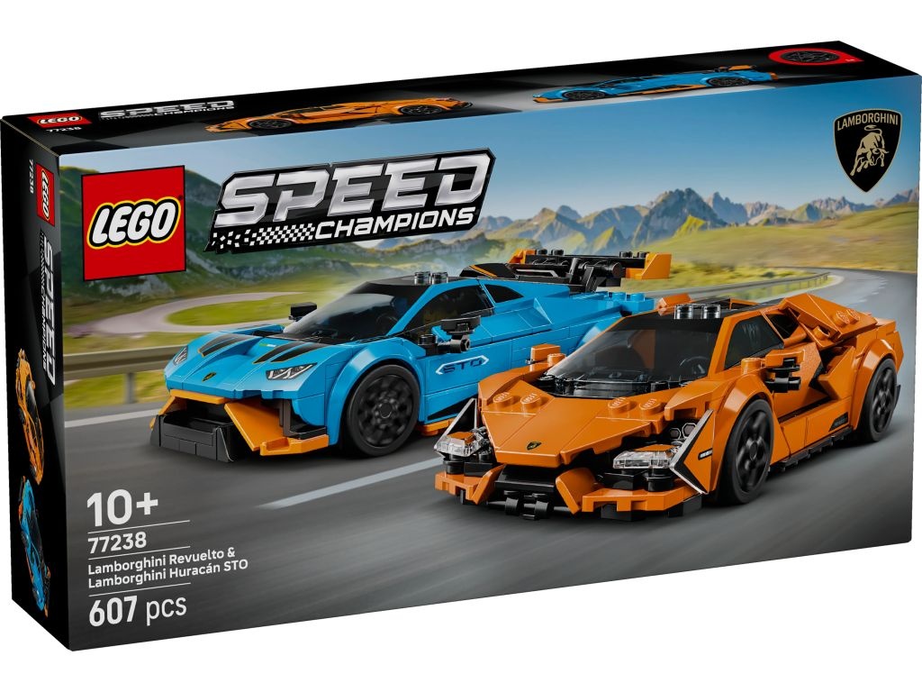 LEGO 77238 Speed Champions Lamborghini Revuelto i Huracán STO