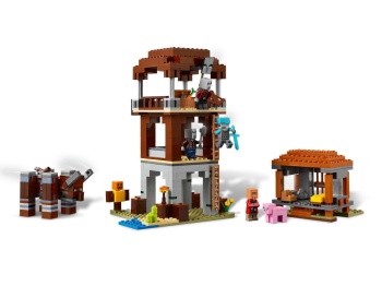 LEGO 21278 Minecraft Kryjówka rozbójników i dewastatorów