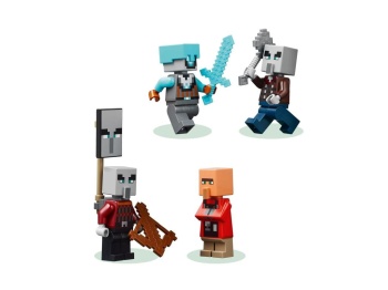 LEGO 21278 Minecraft Kryjówka rozbójników i dewastatorów