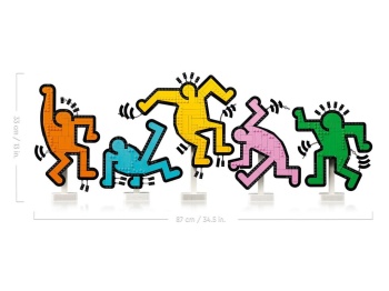 LEGO 31216 Art Keith Haring — tańczące postacie