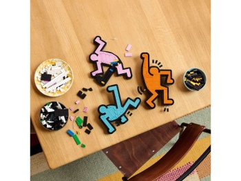 LEGO 31216 Art Keith Haring — tańczące postacie