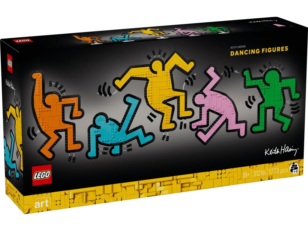 LEGO 31216 Art Keith Haring — tańczące postacie