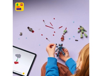 LEGO 76320 Iron Man i War Machine kontra drony Hammera