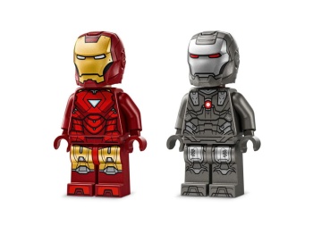 LEGO 76320 Iron Man i War Machine kontra drony Hammera