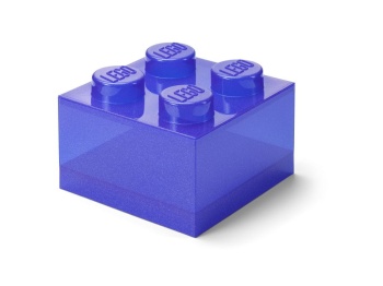 LEGO Classic 40090800 Pojemnik klocek LEGO Brick 4 z pokrywką – Fioletowy