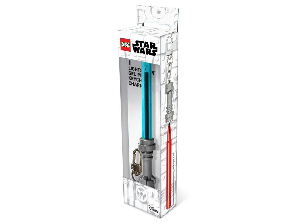 LEGO Classic 53514 Star Wars – żelowy długopis Świetlny Miecz z klipsem (niebieski)