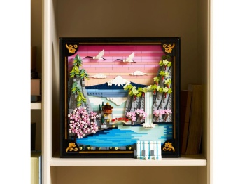 LEGO 31218 ART Japoński krajobraz z kwitnąc