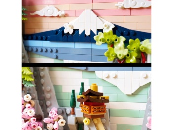LEGO 31218 ART Japoński krajobraz z kwitnąc
