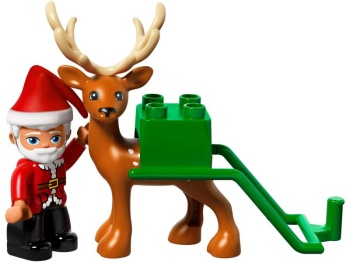  LEGO DUPLO 10837 Zimowe ferie Świętego Mikołaja