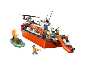 LEGO 60504 City Łódź ratunkowa i helikopter