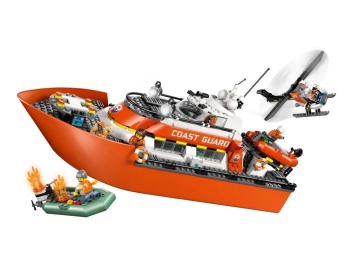 LEGO 60504 City Łódź ratunkowa i helikopter