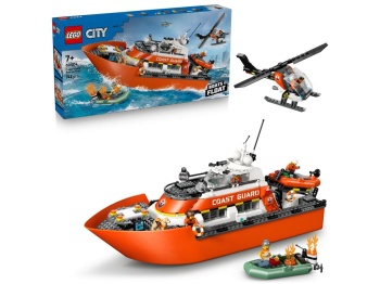 LEGO 60504 City Łódź ratunkowa i helikopter