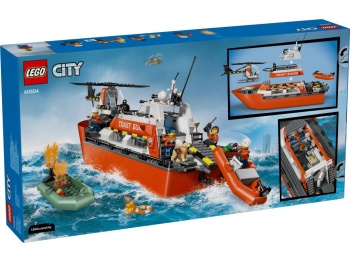 LEGO 60504 City Łódź ratunkowa i helikopter
