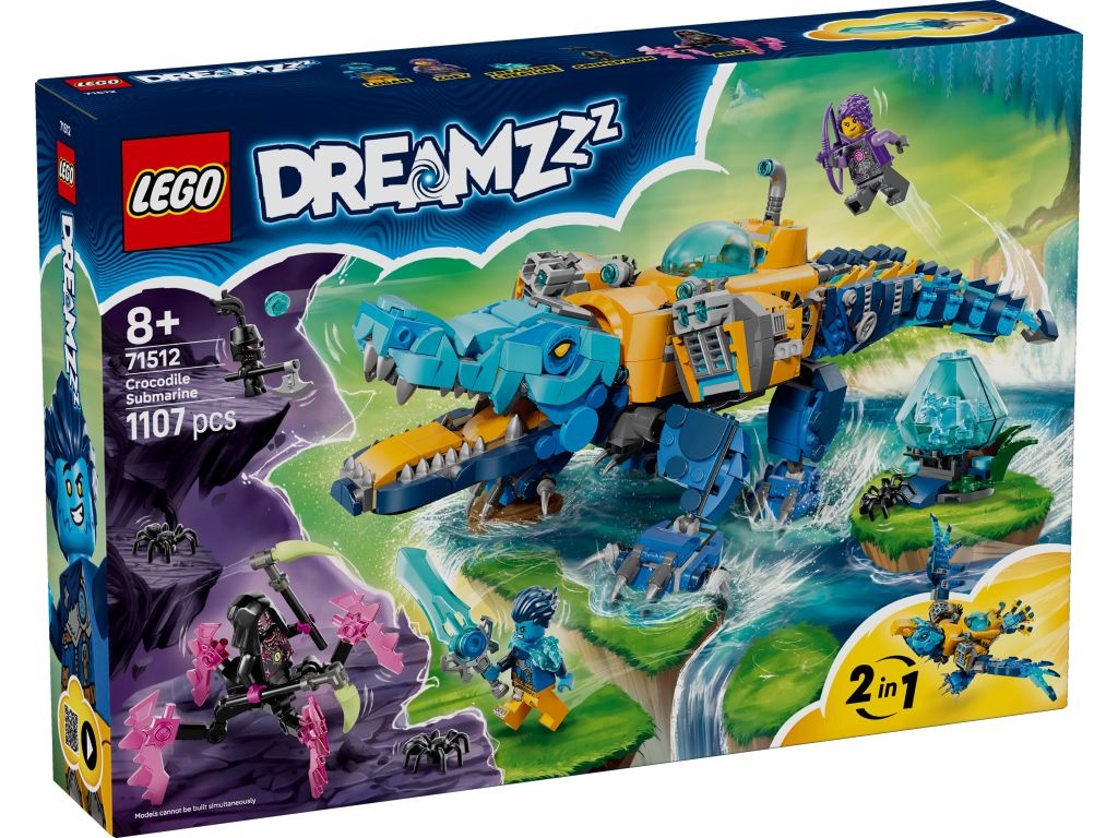 LEGO 71512 DREAMZzz Krokodylołódź podwodna