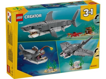 LEGO 31381 Creator Groźny rekin i skrzynia
