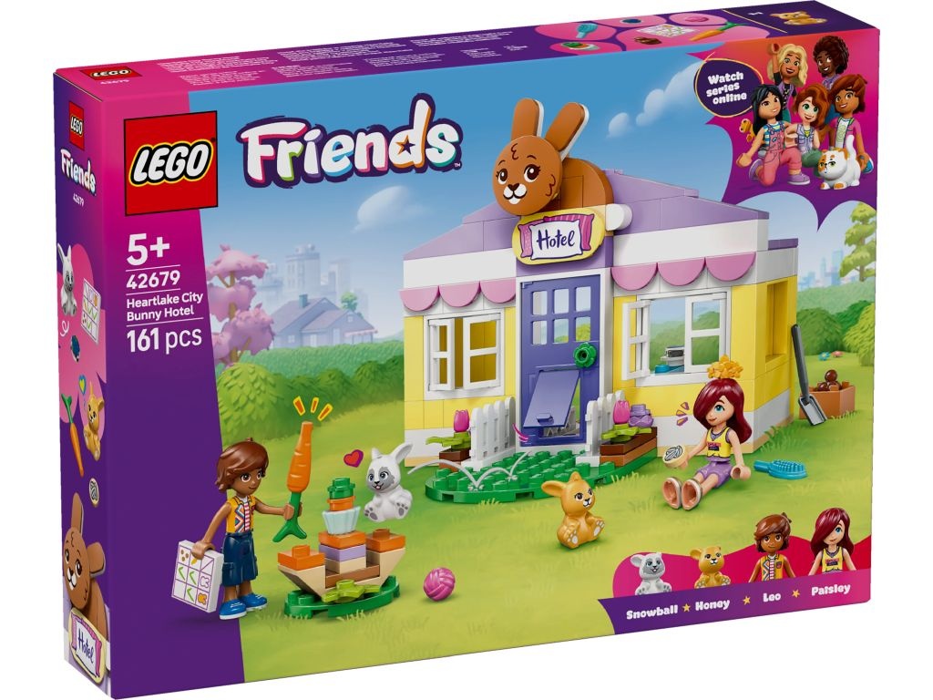 LEGO 42679 Friends Hotel dla królików w mieście