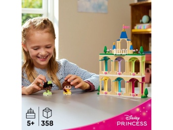 LEGO 43291 Disney Princess Mała Bella i Tiana z zamkiem