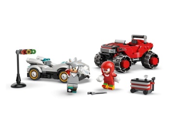 LEGO 77118 Sonic Silver w samochodzie kontra Knuckles w monster trucku