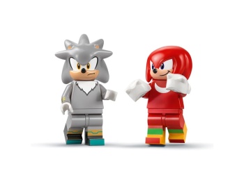 LEGO 77118 Sonic Silver w samochodzie kontra Knuckles w monster trucku