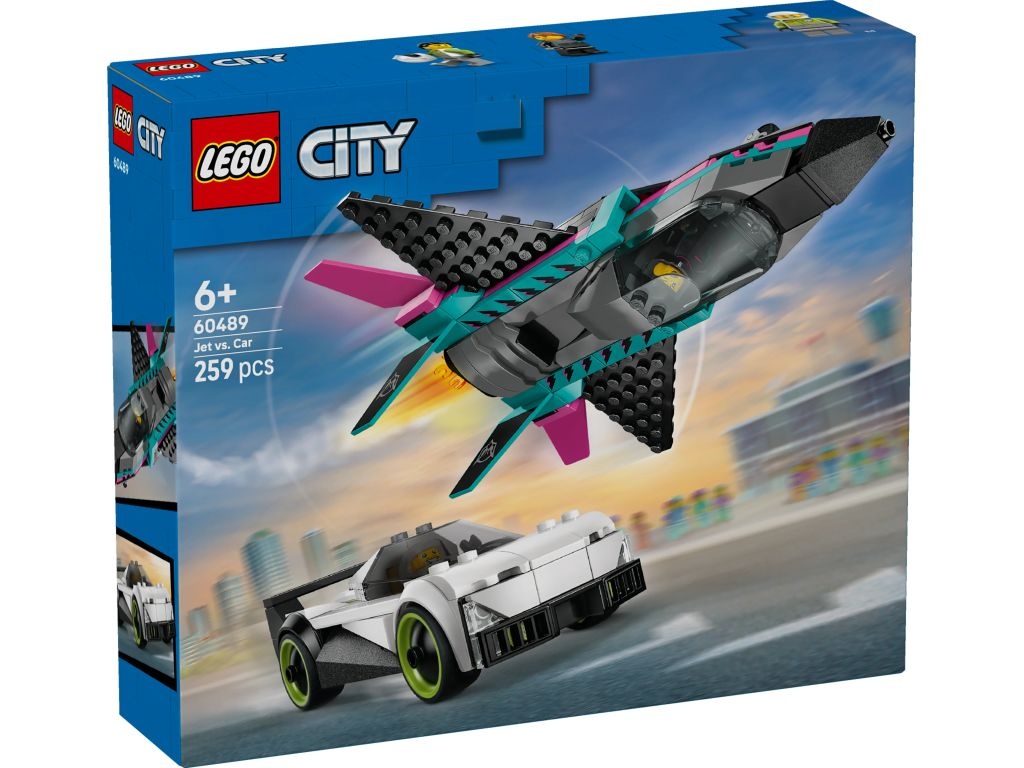 LEGO 60489 City Odrzutowiec kontra samochód