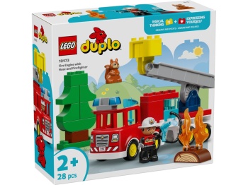 LEGO 10473 DUPLO Wóz strażacki z wężem i strażakiem