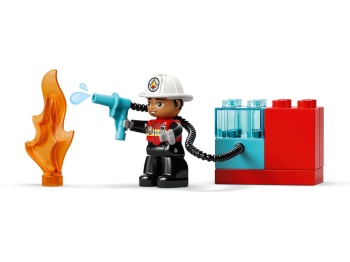 LEGO 10473 DUPLO Wóz strażacki z wężem i strażakiem