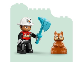 LEGO 10473 DUPLO Wóz strażacki z wężem i strażakiem