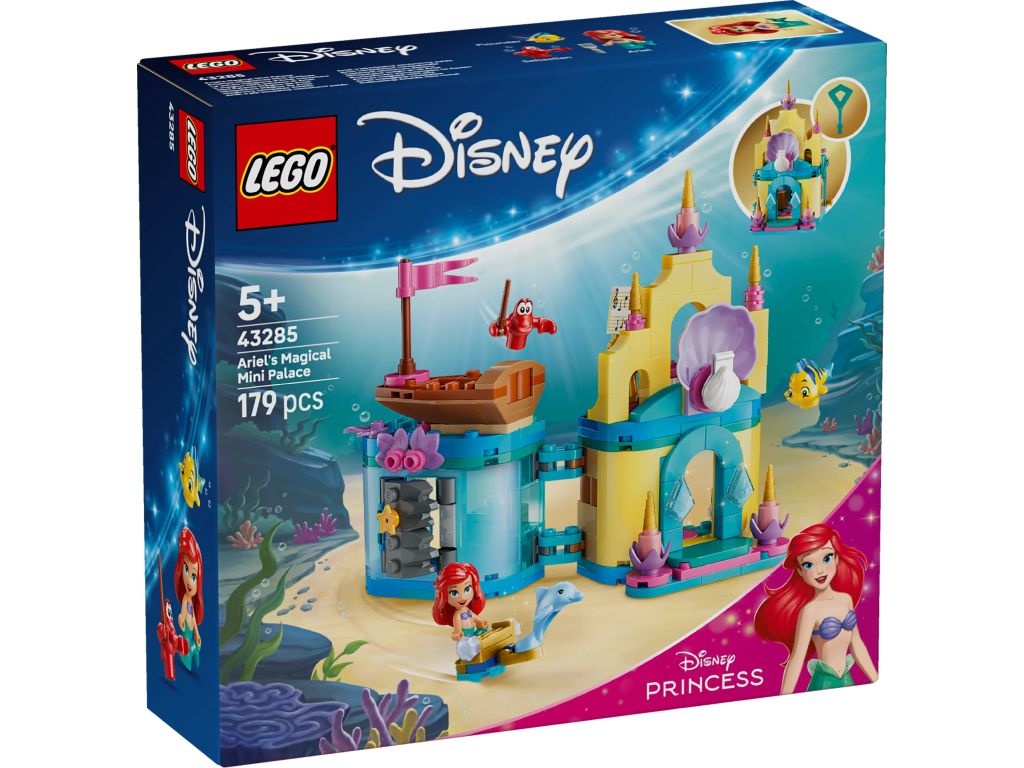 LEGO 43285 Disney Princess Magiczny minipałac Arielki