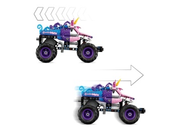 LEGO 42220 Technic Monster Jam Sparkle Smash z napędem typu pull-back