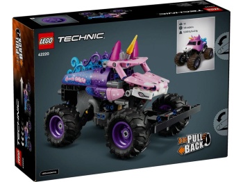 LEGO 42220 Technic Monster Jam Sparkle Smash z napędem typu pull-back