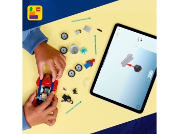 LEGO 76336 Super Heroes Spider-Man w samochodzie kontra zvenomowany Wolverine