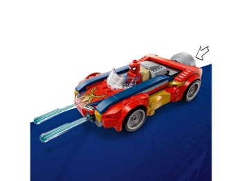 LEGO 76336 Super Heroes Spider-Man w samochodzie kontra zvenomowany Wolverine